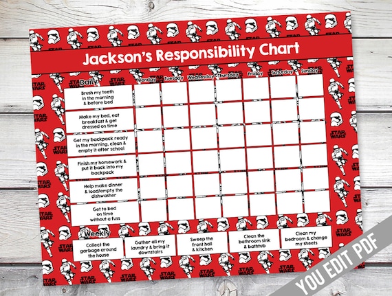 Free printable chore charts star wars - weeklyfert