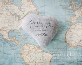 World Map with Quote, Inspirational Map Print, Traveller Gifts, New Grad Gift, Bon Voyage Gift, Graduation Gift, Travel World Posters