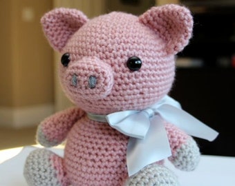 Amigurumi Crochet Pattern - Hamlet the Pig
