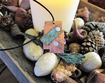 Copper - Geometric Necklace