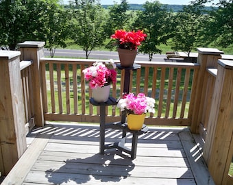 plant stand five pot flower stand indoor flower pot stand