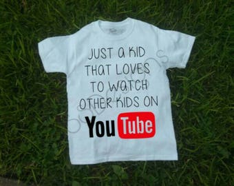 kids youtube shirt