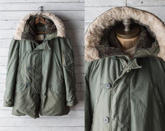 Vintage N-3B Parka - Snorkel Hood Coat - sz Men's Small