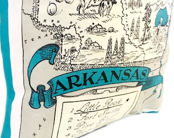 Arkansas Pillow Cover with Insert