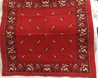 Vintage Elephant Brand Bandana - trunk down