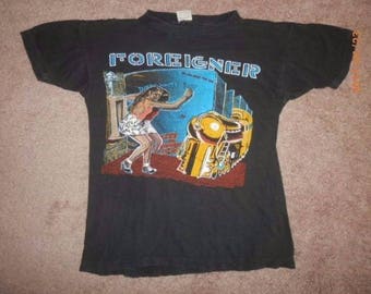 Vintage Foreigner 1979-1980 live in concert tour t shirt