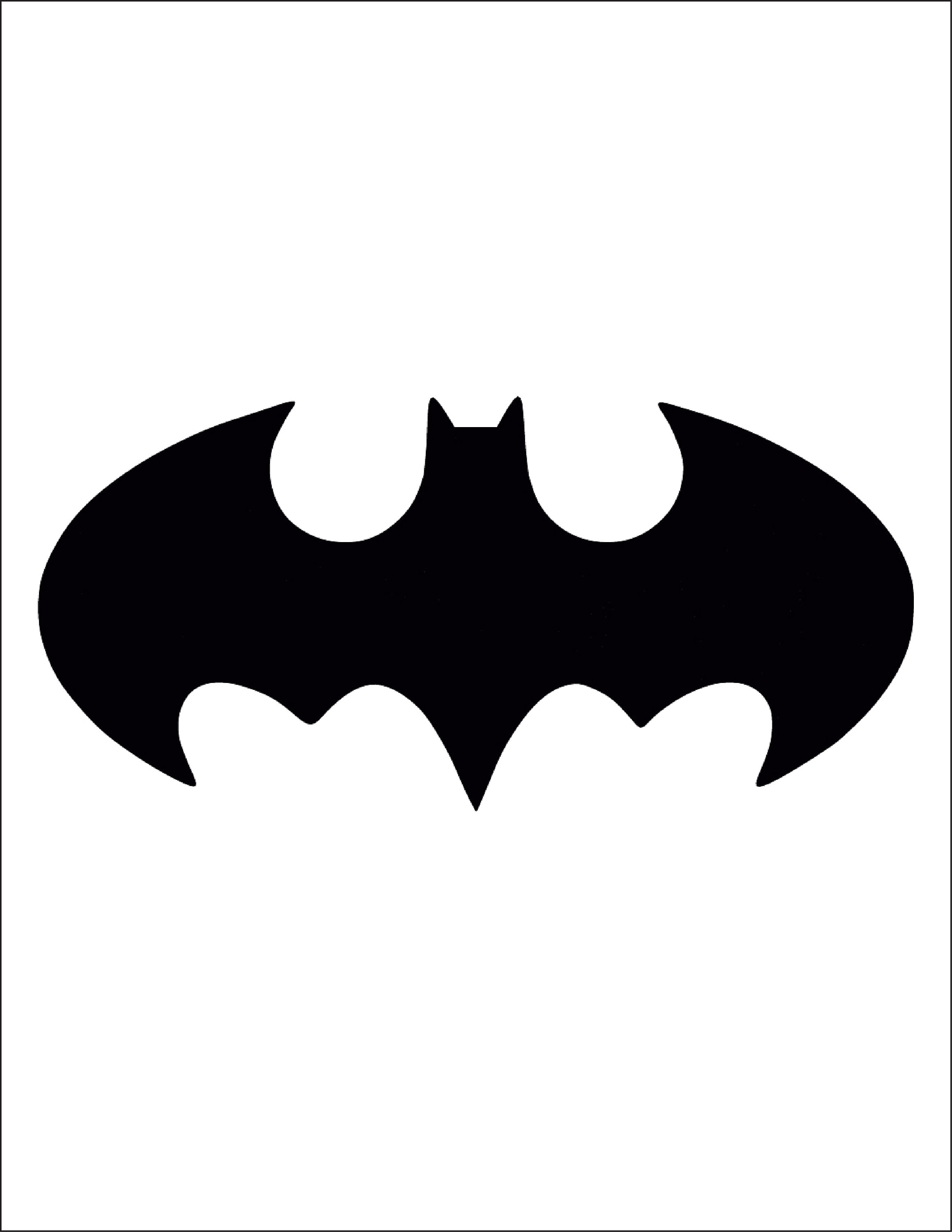 Batman Bat Symbol 1 inch 3 inch 5 inch Logo Vinyl Decal