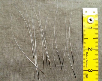 Set of 10 Real cat Whiskers, Craft supplies for felting, animal friendly