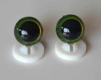 EYES secure 12mm KHAKI for toy or stuffed animal