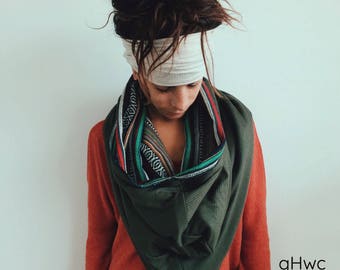 Oatmeal Headband | Wide Headband, Dreadband, Hair, Band, Updo, Wrap, Thick, Wide, Tube, Dread Sock | Long Headband, Hair Dreadlock, Comfy