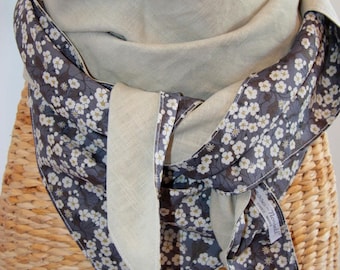 MAXI scarf/shawl liberty of london / linen