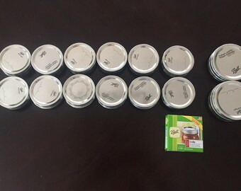 Mason Jar Lids - Mason Jar - Craft Supplies