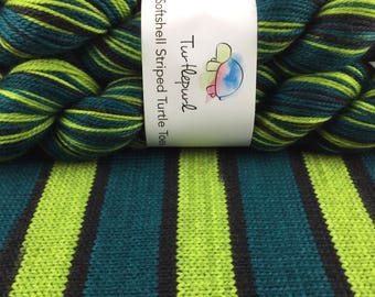Absinthe - Hand-Dyed Self-Striping MCN Sock Yarn