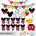 Digital Mickey Party Clipart Mickey Clip Art M Mouse Birthday Party Mickey Mouse Numbers Mickey Balloon Mickey Banner 00167