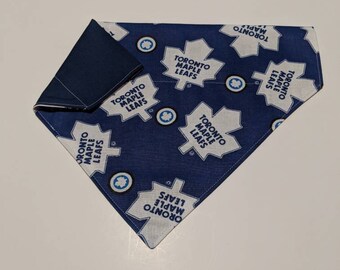 Over Collar Pet Bandana | Dog & Cat Accessories | Toronto Maple Leafs Hockey Team