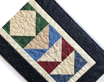 Quilted Table Runner Country Flying Geese
