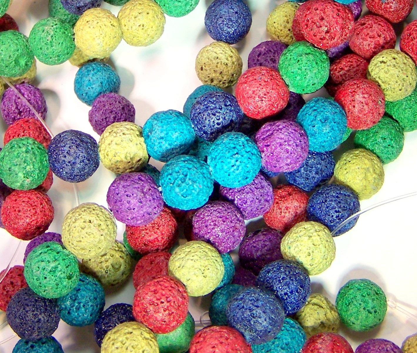 12mm Round Colored Lava Beads Diffuser Scent Aromatherapy