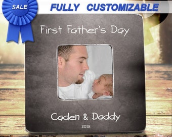 First Father's Day Gift From Son, First Father's Day Gift From Daughter, First Father's Day Gift From Baby, First Father's Day Frame