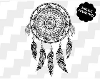 Free Free 274 Dream Catcher Mandala Svg Free SVG PNG EPS DXF File