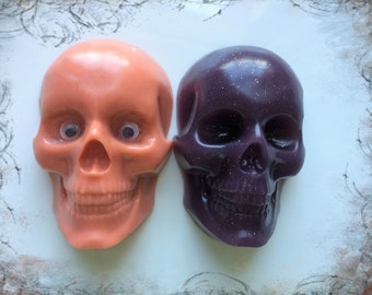 Skull Soap,Halloween Soap,Gothik Favor,Skull w/Moving Eyes,Gag Gift,Party Favor,