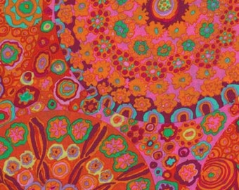 Kaffe Fassett - GP92, Millefiore Tomato - 1/2 yard cotton quilt fabric 516