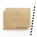 Stationery for Men Custom Mens Stationary Personalized Guy Craft Thank You Notes Kraft Cards Gifts for Men Dad Father's Day / Set of 10