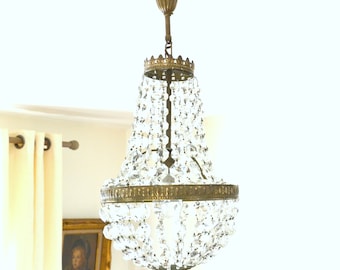French empire style crystal chandelier