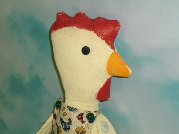 stuffed chicken doll