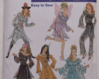 Simplicity 5363 Misses' Costume Pattern with Peasant Style Dress, Pants and Skirt Sizes 6, 8, 10, 12 Elaine Heigl Design