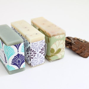 3 bars Natural Essential Oil Bar Soap. Bath and Beauty Soaps Bar Soaps spa and relaxation gift ideas for her bathroom decor