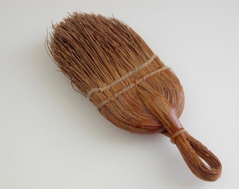 Vintage DONAX Early 1900s Old Straw Palmetto Vintage Whisk Brush Broom Hand Brush Bristle Hanging Hand Broom Donax Domestic Brush Farmhouse