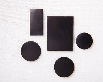 Shungite Tile Set for Electronics 5 pcs, Polished Plate, Shungite Tile, Unic Karelian Shungite, EMF protection, Reiki Practice, Root Chakra