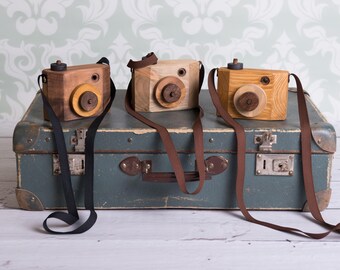 Wood Camera Photography Prop, Toddlers Baby Photo Session, Wooden Toy Little Photographer, Decoration, Mini Camera, Aparat, Camera Toy