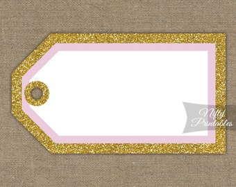 Red Labels Red Gift Tags Printable Red Gold Name Tags