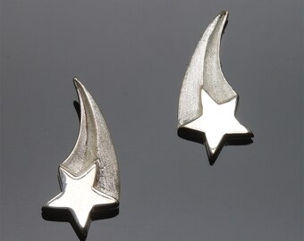 Sterling Silver Shooting Star Earrings by Cavallo Fine Jewelry