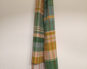 Handwoven, lambswool scarf