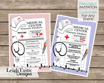 Traditional Pinning Nursing Graduation Invitations 8