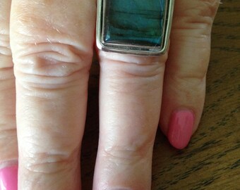 Labradorite Sterling Silver Ring
