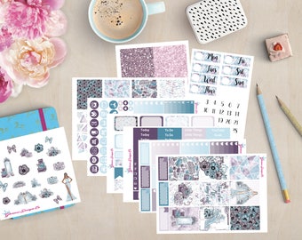 Einmal | Wöchentliche Kit Sticker | Erin Condren | Glücklich Planner