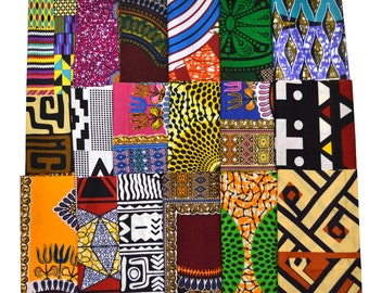 Random 10 Fat Eighth fabric bundle/ African quilt fabric/ Fat Eight fabric, mixed/ Ankara print fabric/ Craft supplies / WB166