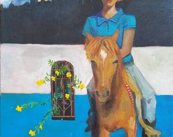 A Woman's Place is On Her Horse