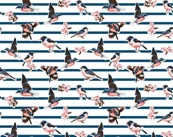Birds and Stripes Photo Backdrop