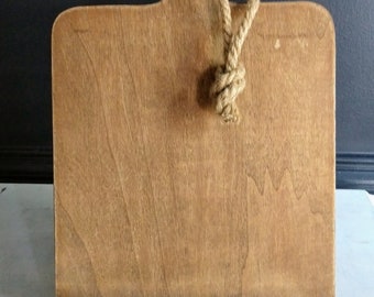 Vintage Cookbook Stand - Chopping Board Style Recipe Stand - Farmhouse Kitchen - Wood Cooking Easel - Tablet Easel