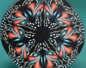 HALF PRICE SALE Polymer Clay Kaleidoscope Cane- 'Wishful Thinking' series (33A)