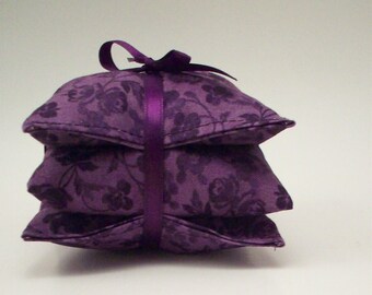Lavender Sachets - Deep Purple and Amethyst- Lavendar Aromatherapy