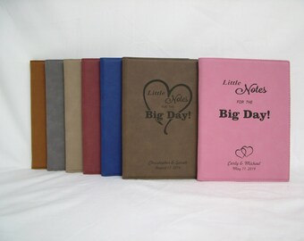 Personalized 7 x 9 Leatherette Wedding Planner/Notepad Portfolio Padfolio