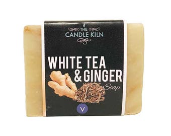 White Tea & Ginger PREMIUM Vegan Cold Process Soap