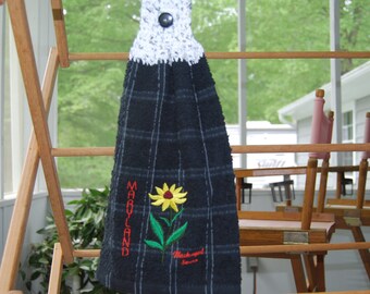 Maryland Black-eyed Susan Hanging Towel 1