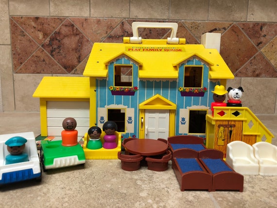 vintage fisher price play family house
