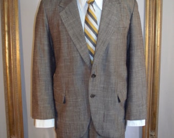 Vintage 1980's Der Herr Brown Suit - Size 44